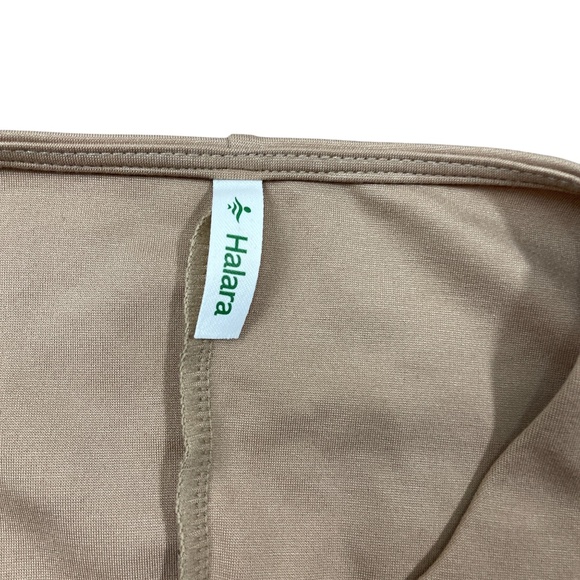 Halara NEW w/Tags Large Tan Open Front Ladies Jacket Gold Buttons Play It My Wa - Picture 3 of 6